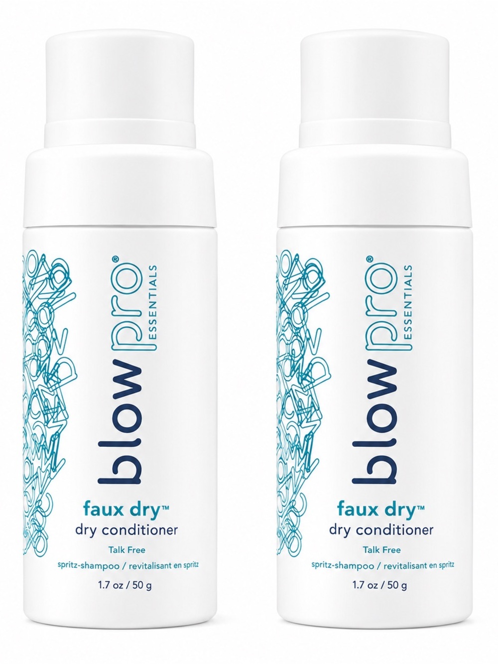 BLOWPRO FAUX DRY CONDITIONER TALC FREE 50G X2 - BRAND NEW